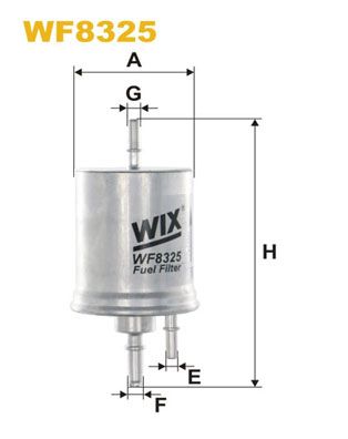 WIX FILTERS Kütusefilter WF8325